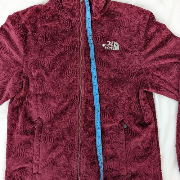 North Face Zip-Up plush soft high-pile fleece jacket with design - Picture 8 of 10